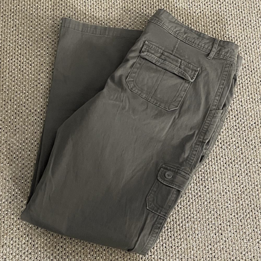 Brown Cargo Pants w/Stretch Sz 14A
